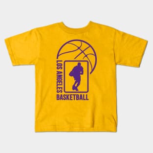 Los Angeles Basketball 04 Kids T-Shirt